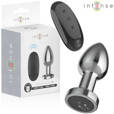 PLUG ANAL 10 VIBRAÇÕES COM COMANDO M - INTENSE