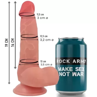 Dildo Realístico ROCKARMY - Silicone Líquido Fox