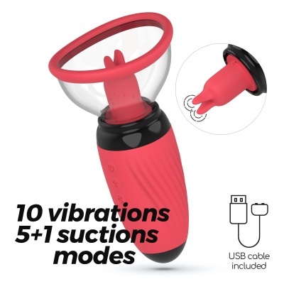 BOMBA VAGINA RECARREGÁVEL CRUSHIOUS SCARLET