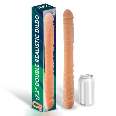 MAX & CO Trent Natural Dildo Duplo Realista - 44 cm
