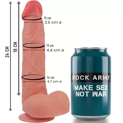 Dildo Realístico ROCKARMY - Silicone Líquido Raptor