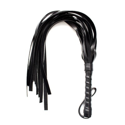 LATETOBED BDSM LINE Flogger 45 cm Preto