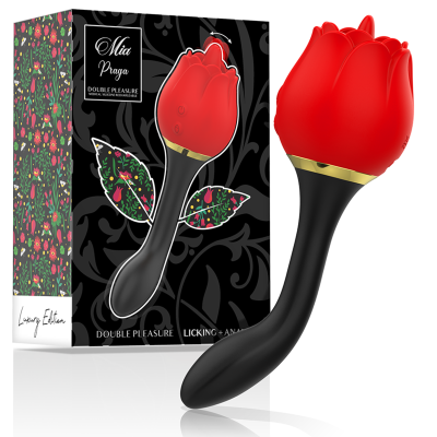 MIA Duplo Prazer – Estimulador de Língua + Vibrador Anal
