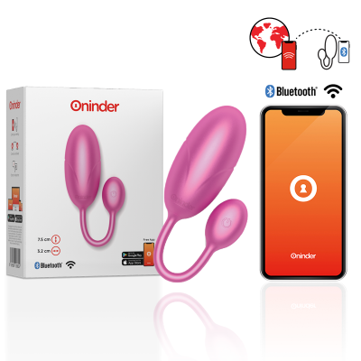 Oninder - Ovo Vibrador Casal com App Rosa