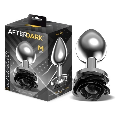 Plug Anal AFTERDARK Rosa Negra Tamanho M