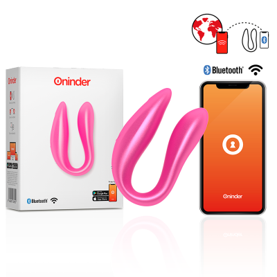 Oninder - Lisboa G-Spot Estimulador Clitóris Rosa com App