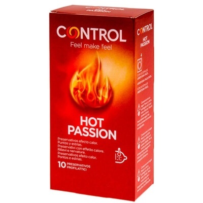 Preservativos Control Hot Passion Efeito Calor - 10 Uni