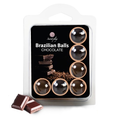 Bolas Lubrificantes Lub Balls Chocolate 6x4 g