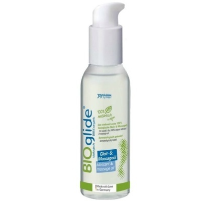 Óleo de massagem e lubrificante orgânico Bioglide 125 ml