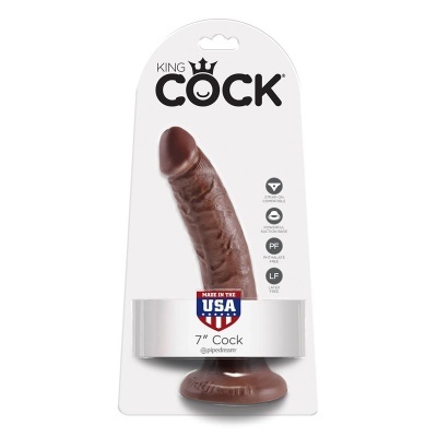King Cock: Dildo Realista, Seguro e Versátil para Prazer Único!