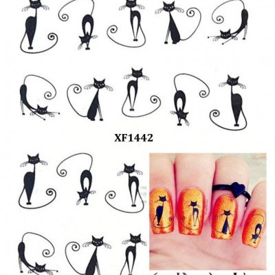 Decalques Gatos Pretos XF1442