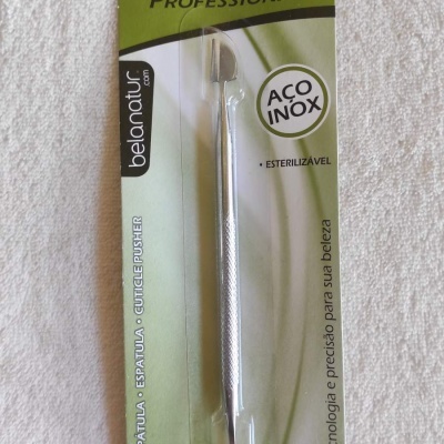 Empurra cutículas - aço inox