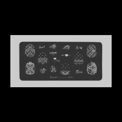 Placa de Carimbos Cooi 010 - Páscoa