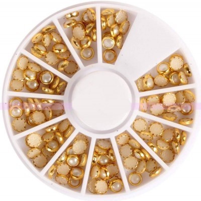 Rodinha Pérolas com Dourado à Volta