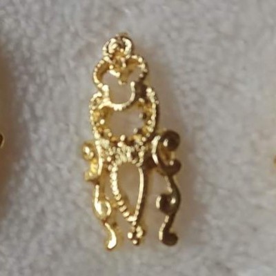 Peça Dourada 3D - Grande - 5 Unidades