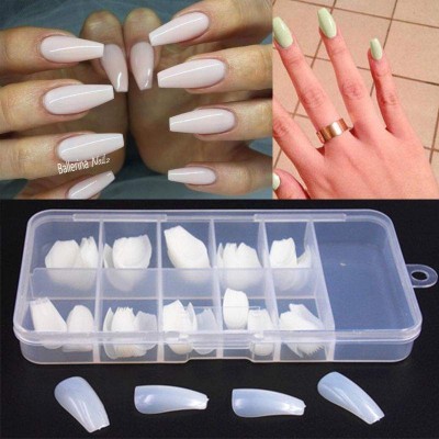 Caixa de 100 Tips Bailarina - Cor Natural