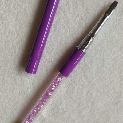 Pincel de Construção Nº 2 - Roxo com Cristais