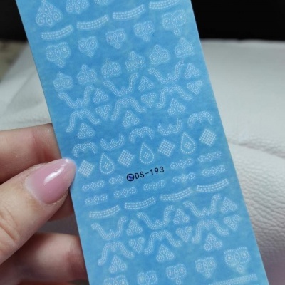 Decalques Rendas Brancas DS-193