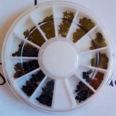 Rodinha Pedras Pretas com várias formas