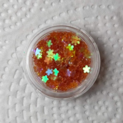 Estrelas Cor de Laranja 3D