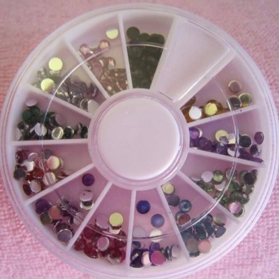 Rodinha Pedras Coloridas - Grandes 2 mm