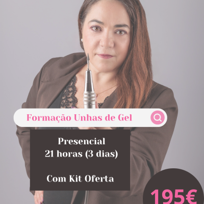 Formação - Unhas de Gel Iniciante - 21 horas (3 dias)