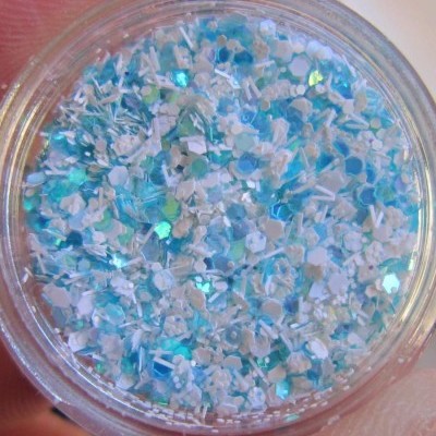 Confetis Azuis claros com Neve