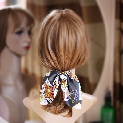 Scrunchie para o cabelo com Pérola - Modelo 3