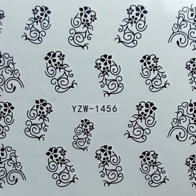 Decalques de Flores e Cornucópias - YZW-1456