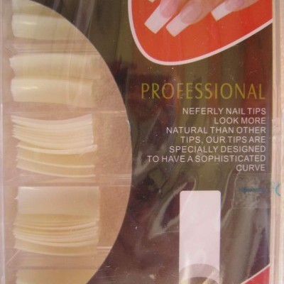 Caixa de 100 Tips Quadradas Brancas