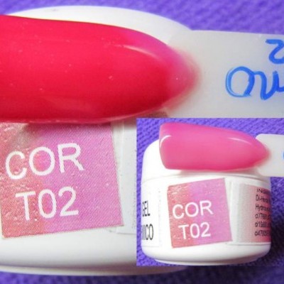 Gel Térmico T02 - Rosa Escuro / Rosa Claro