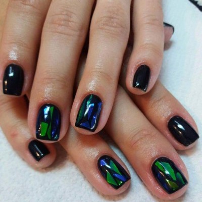 Papel Patine Verde - Unhas de vidro