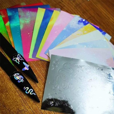 Autocolantes Holográficos Dolar $, Cobra, Borboletas