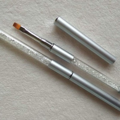 Pincel de Construção Nº 4 - Prateado com Cristais