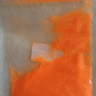 Saqueta de Glitter Laranja Neon