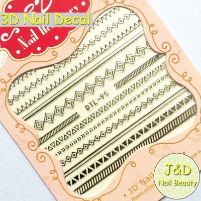 Autocolantes 3D - DTL-95 - Dourado