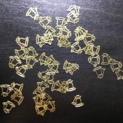 Sinos Dourados (Nail Art) - 1 Par