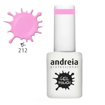 Verniz gel para unhas Andreia Professional cor rosa número 212