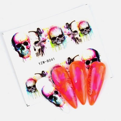 Decalques de Caveiras - YZW-B041