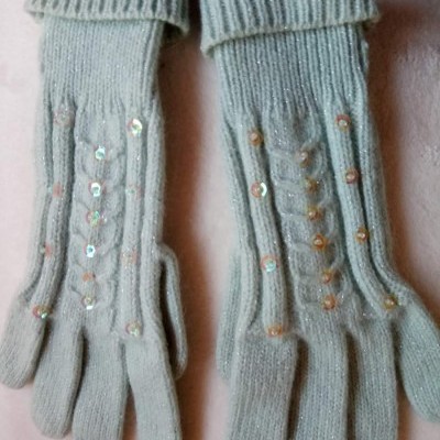 Luvas Verde Claras Senhora