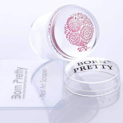 Borracha de Carimbo Transparente - Grosso - Born Pretty