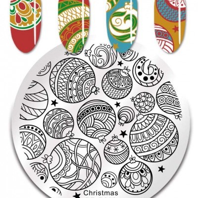 Placa de Carimbos BP-R002 - Natal