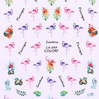 Decalques de Verão - CA-049 - Flamingos