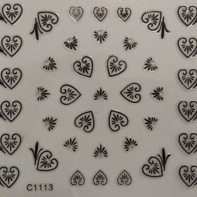 Autocolantes 3D - Corações - C1113