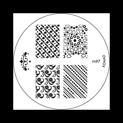 Placa de Carimbos M97 - Konad