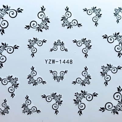 Decalques de Flores e Cornucópias - YZW-1448