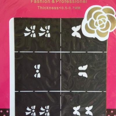 Stencil Laços e Borboletas