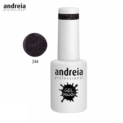 Verniz Gel Andreia 244 - Glitter Colorido - 10,5 ml