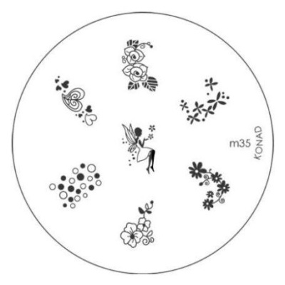 Placa de Carimbos M35 - Konad