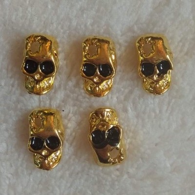 Caveira Dourada - 1 unidade